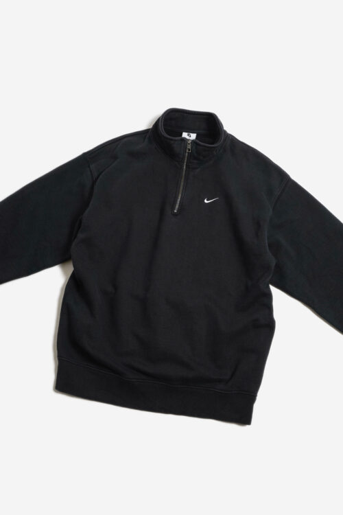 NIKE EMBROIDERY LOGO HALF ZIP SWEAT