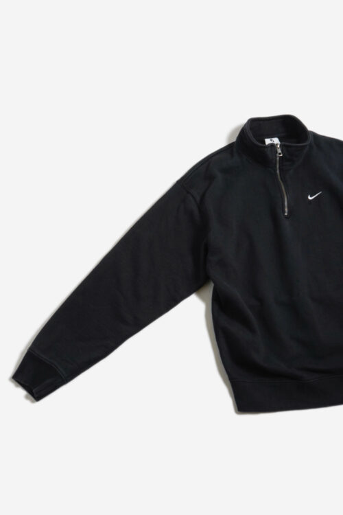 NIKE EMBROIDERY LOGO HALF ZIP SWEAT