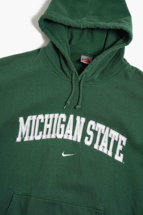 90'S NIKE MICHIGAN TEAM HOODIE FADED GREEN 