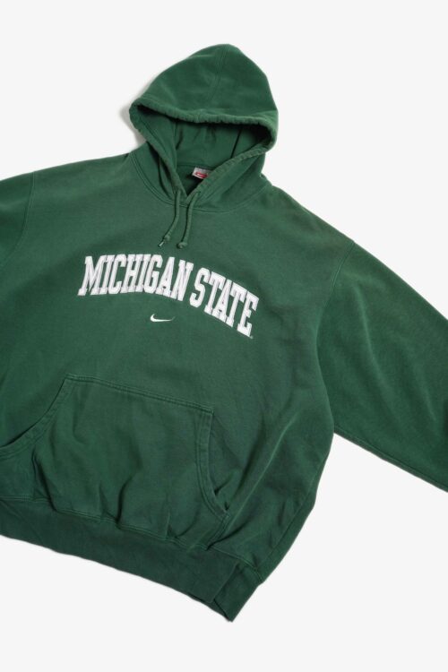 90'S NIKE MICHIGAN TEAM HOODIE FADED GREEN 