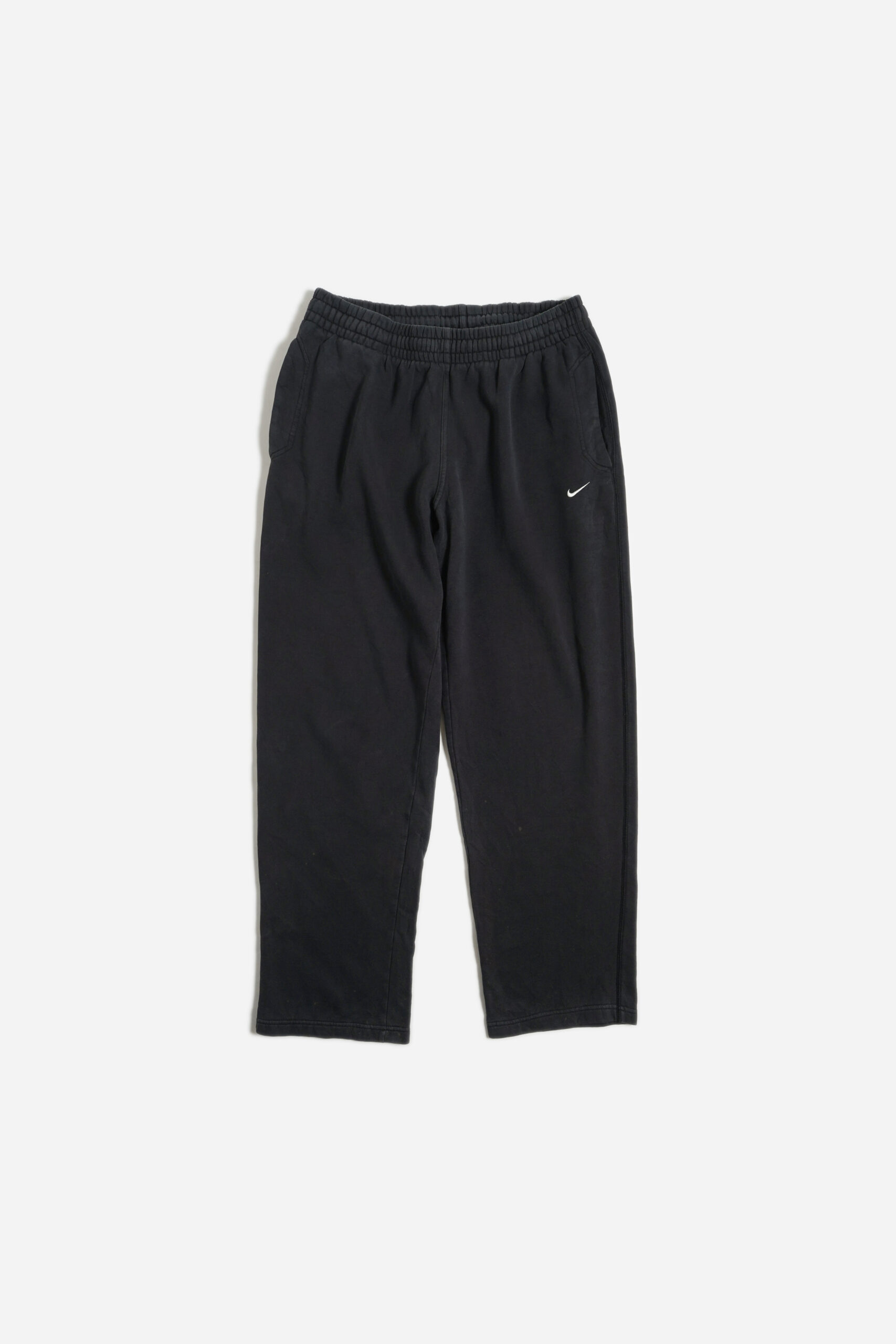 NIKE STRAIGHT SILHOUETTE SWEAT PANTS FADE BLACK