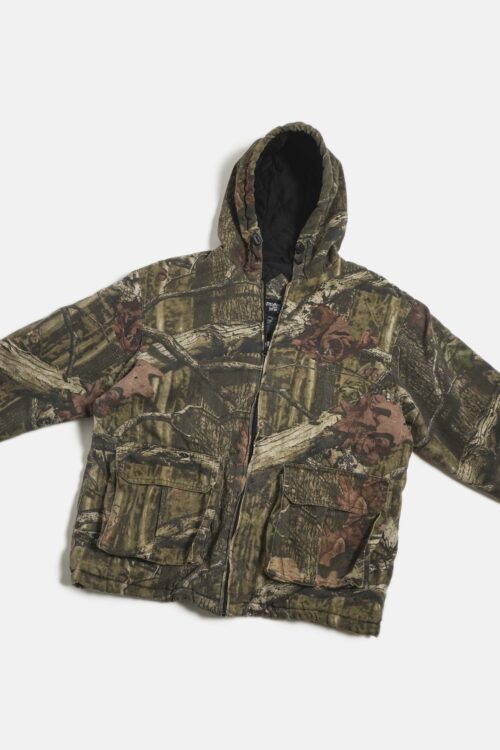 MOSSY OAK BRAKE-UP PATTAERN CAMO ZIP UP  HOODIE JACKET