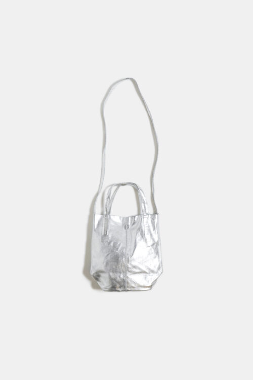 2WAY SMALL TOTE SILVER