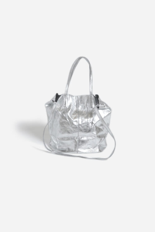 3WAY MEDIUM TOTE SILVER