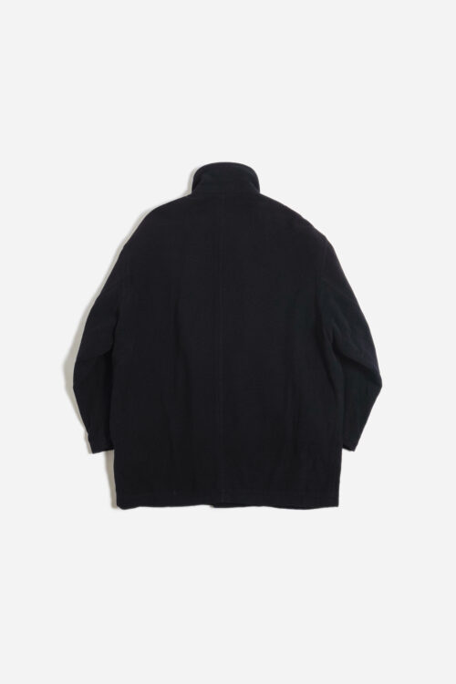 HUGO BOSS LAYERED DETAIL WOOL COAT