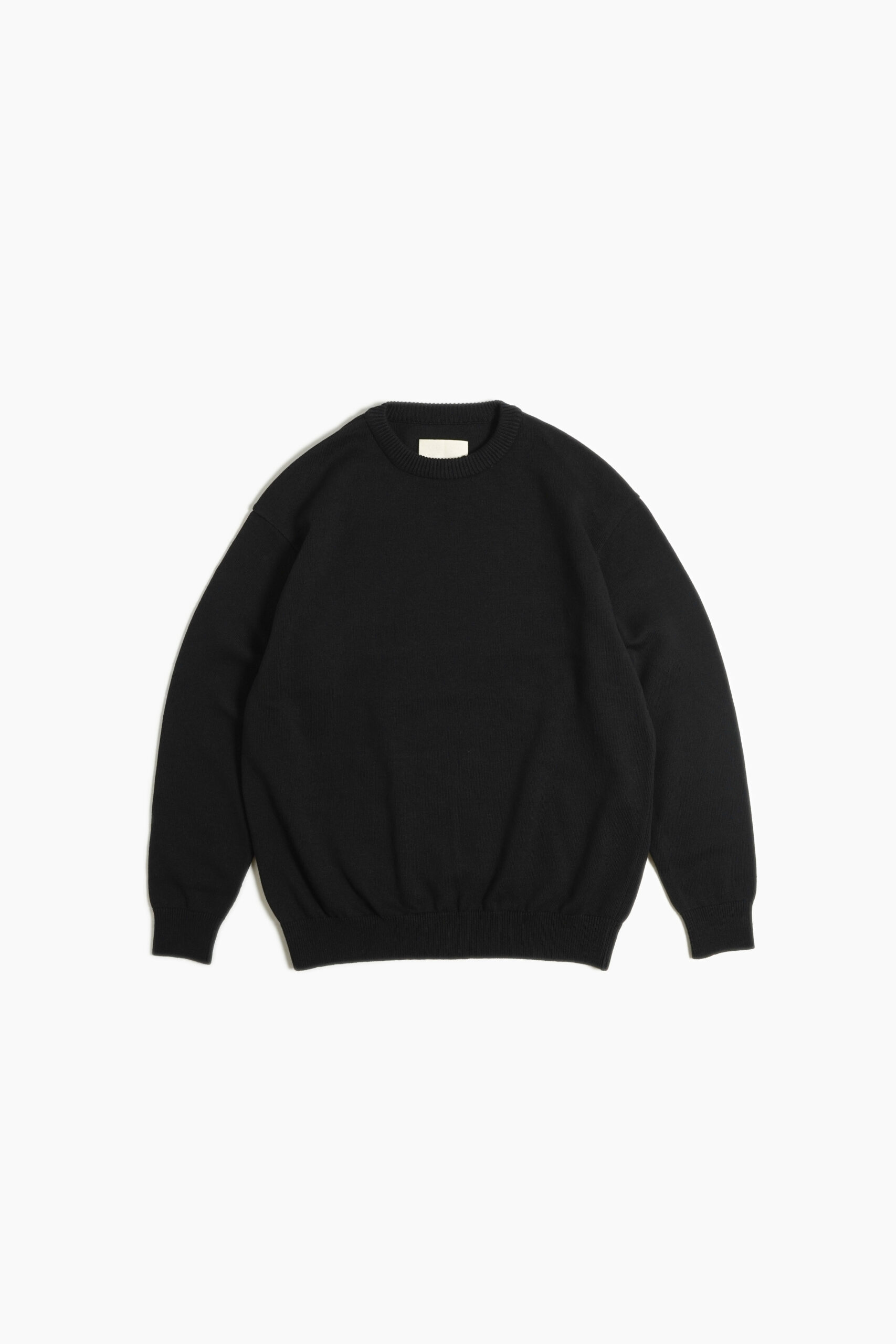 CREW NECK KNIT BLACK