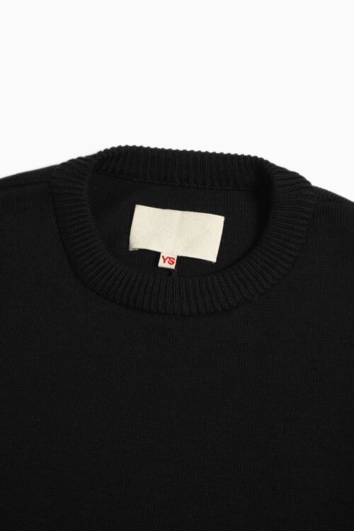 CREW NECK KNIT BLACK