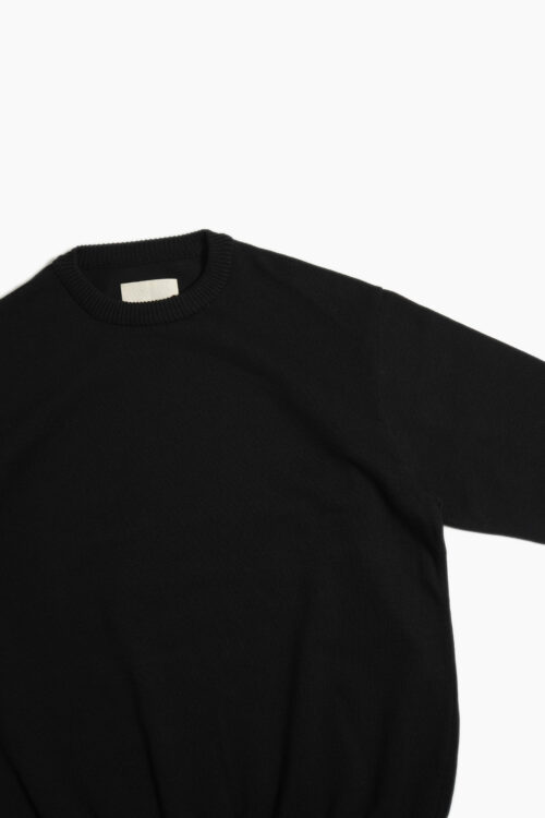 CREW NECK KNIT BLACK