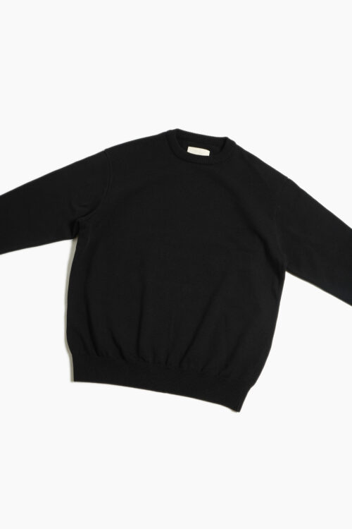 CREW NECK KNIT BLACK