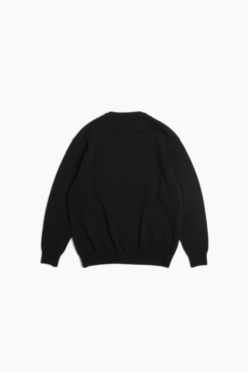 CREW NECK KNIT BLACK