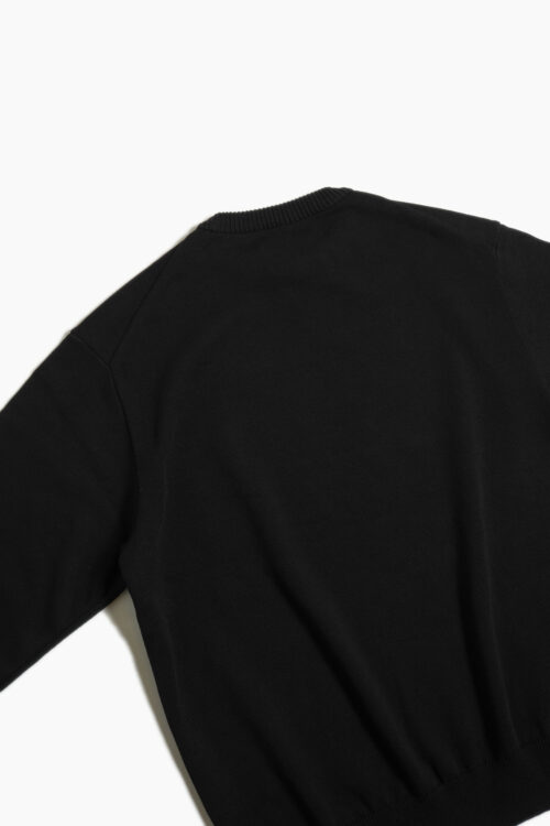 CREW NECK KNIT BLACK