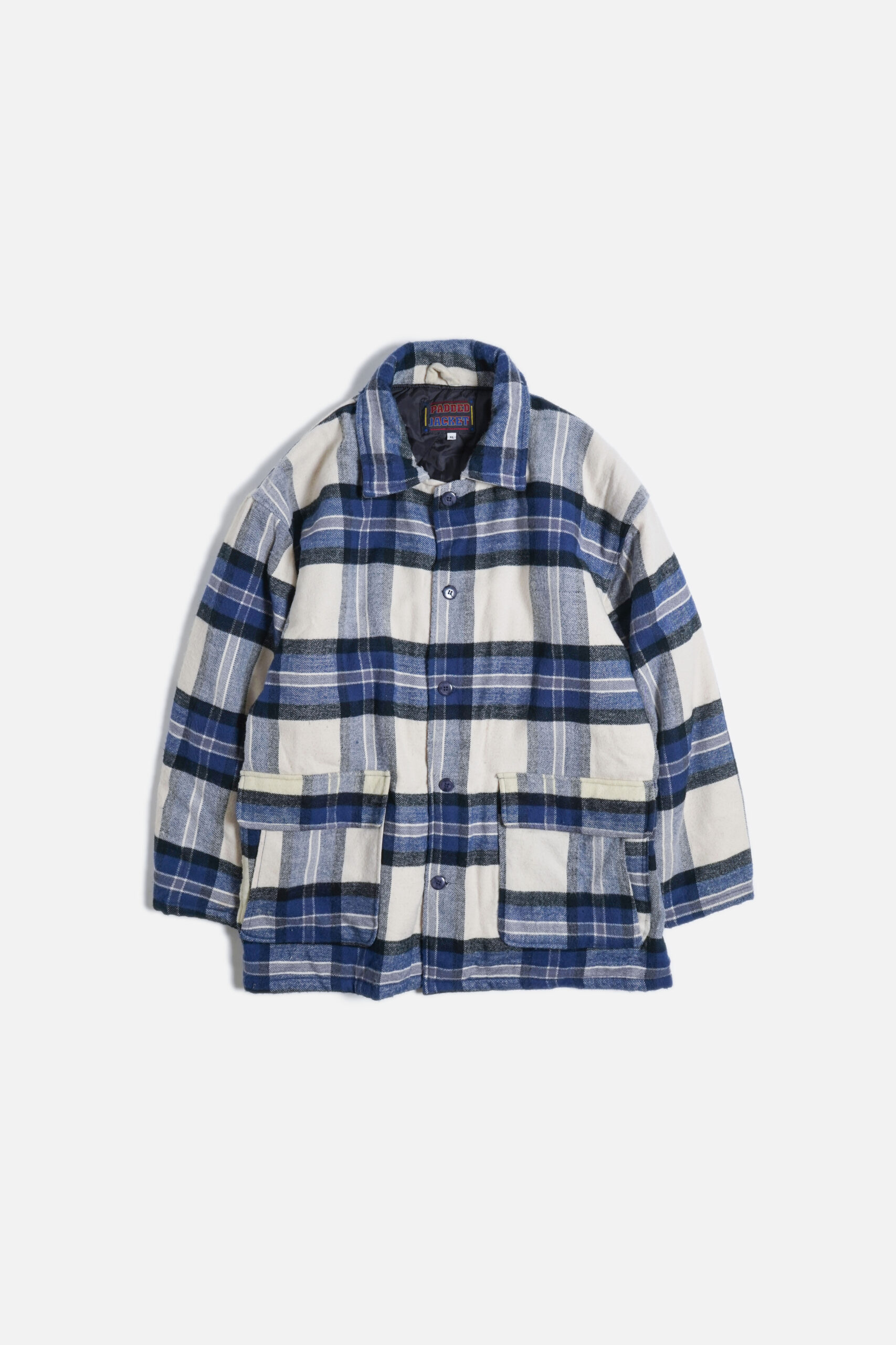 FLANNEL PADED CHECK SHIRTS JACKET