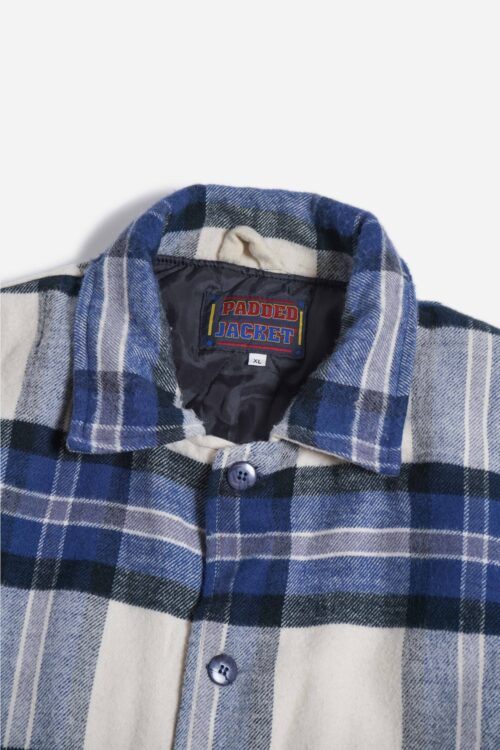 FLANNEL PADED CHECK SHIRTS JACKET