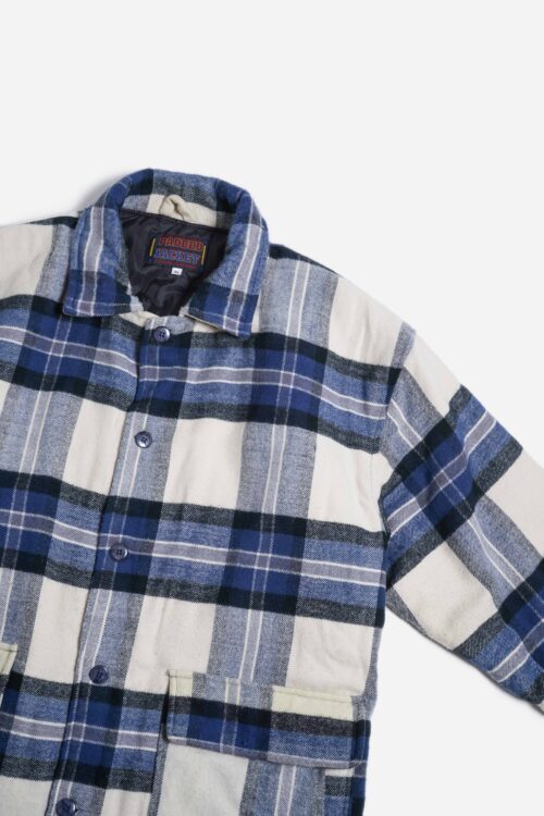 FLANNEL PADED CHECK SHIRTS JACKET