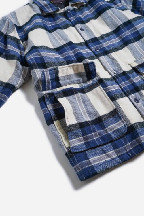 FLANNEL PADED CHECK SHIRTS JACKET