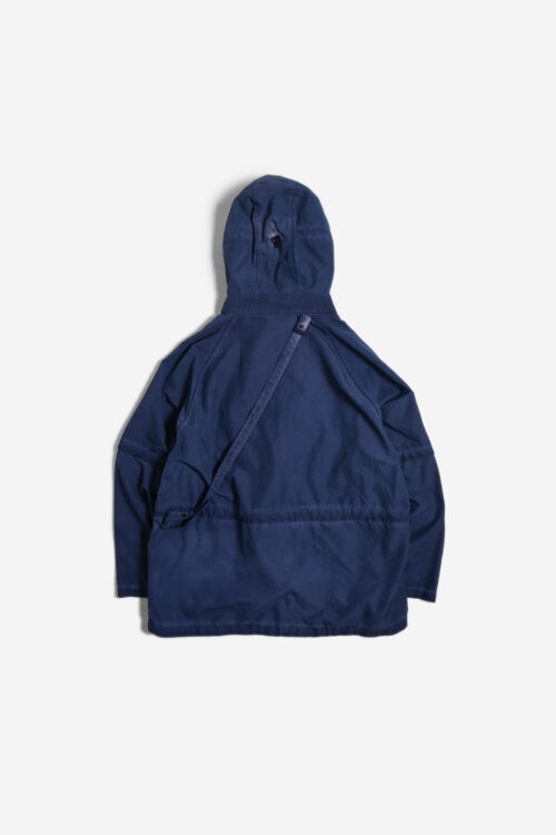 GARMENT DYED PULLOVER JACKET NAVY