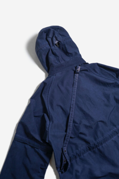 GARMENT DYED PULLOVER JACKET NAVY