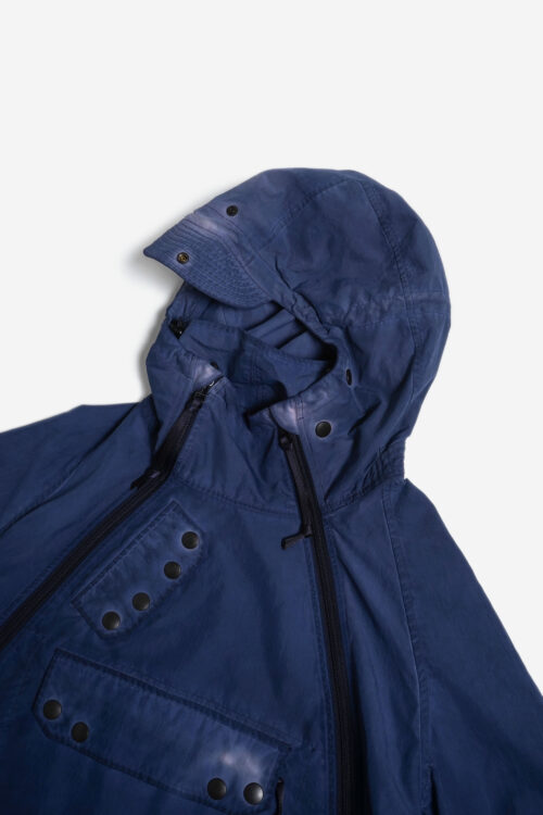 GARMENT DYED PULLOVER JACKET NAVY