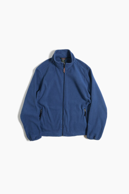 LL BEAN FLEECE JACKET SMOKE BLUE