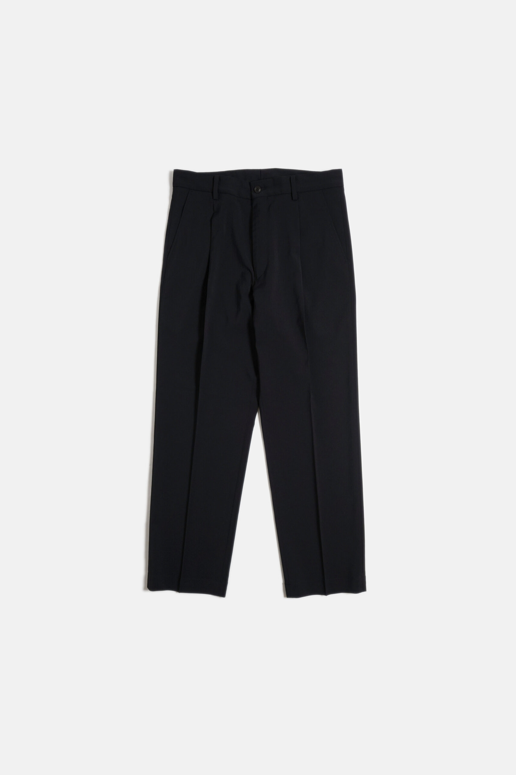 ONE PLEATED TROUSERS BLACK