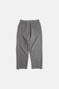 SLANTED ZIP SWEAT PANTS CHARCOAL | FUDGE UP NOTHING