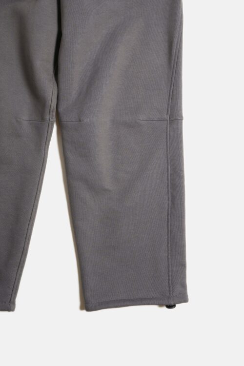 SLANTED ZIP SWEAT PANTS CHARCOAL