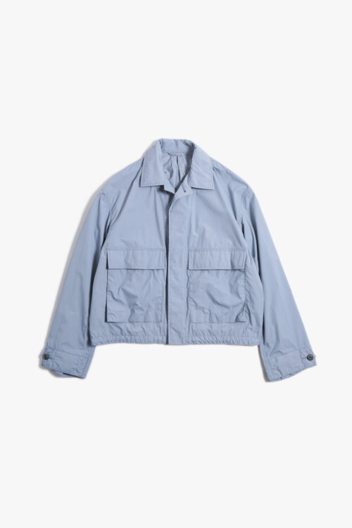 CROPPED UTILITY SHIRT L.GREY