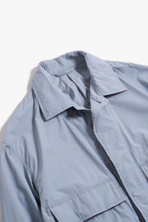 CROPPED UTILITY SHIRT L.GREY