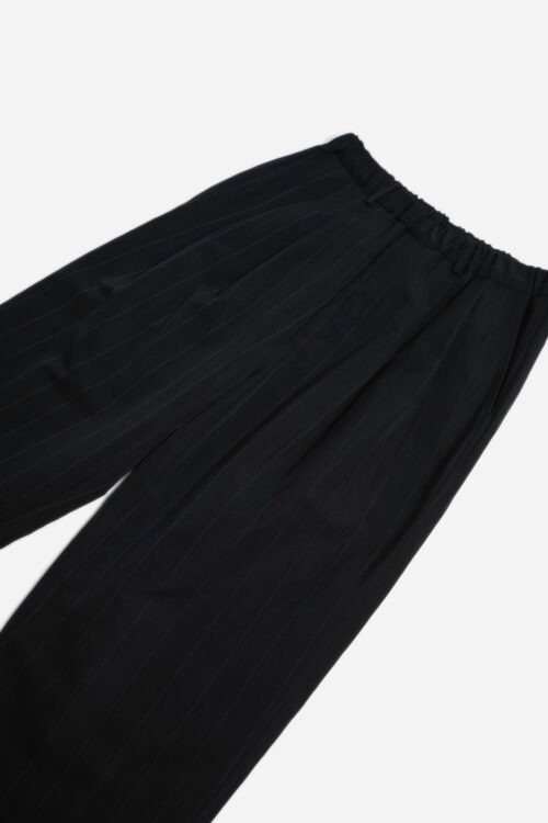 DOUBLE PLEATED EASY PANTS - STRIPE -