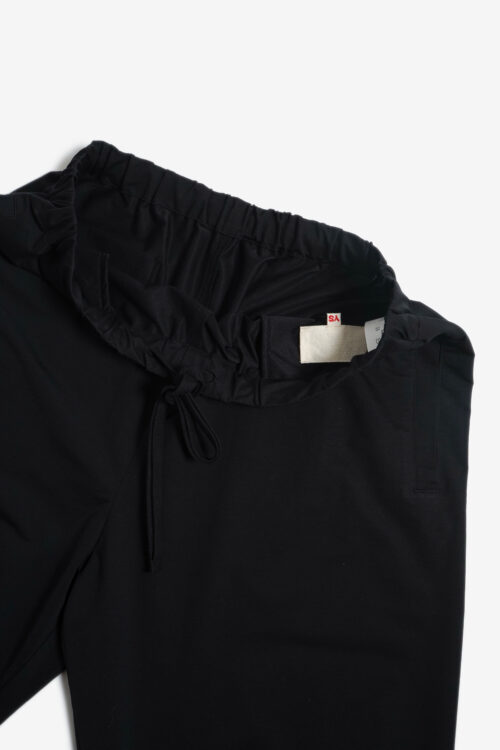 SIDE SEAMLESS TRACK PANTS BLACK