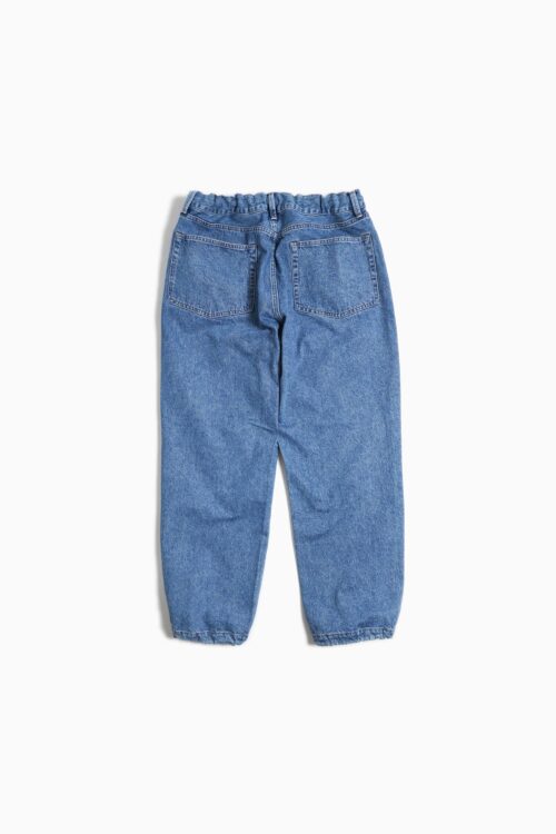 DENIM STRAIGHT PANTS BLEACH