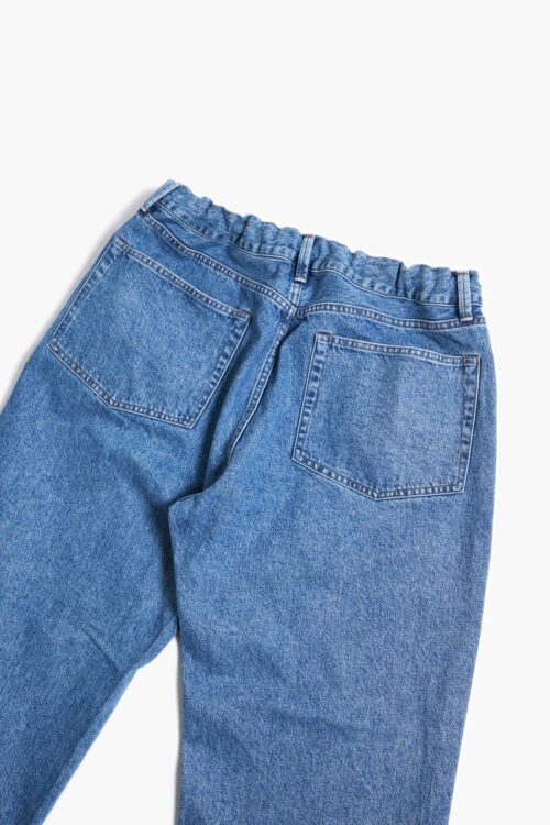 DENIM STRAIGHT PANTS BLEACH