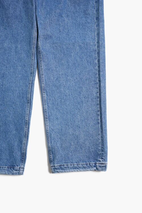 DENIM STRAIGHT PANTS BLEACH