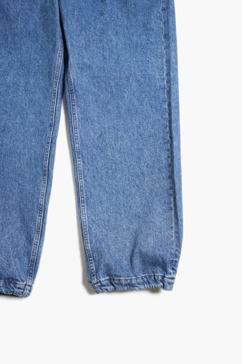 DENIM STRAIGHT PANTS BLEACH