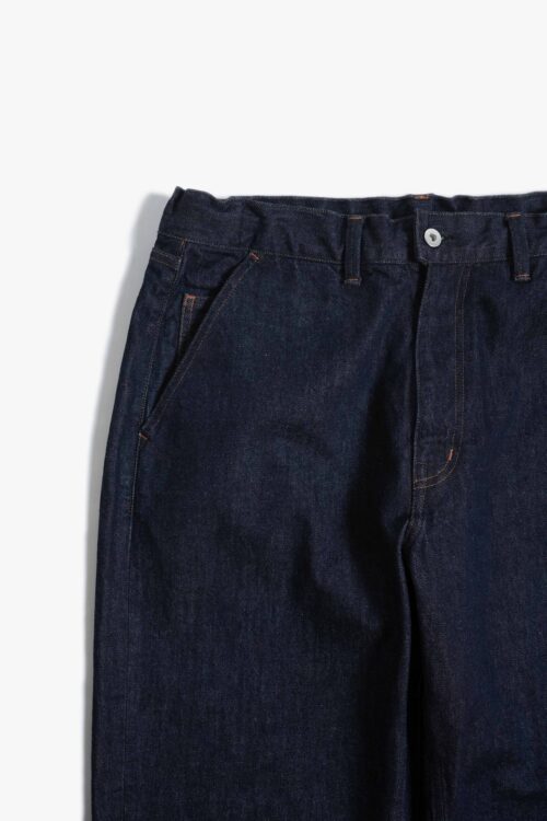 DENIM STRAIGHT PANTS DARK NAVY