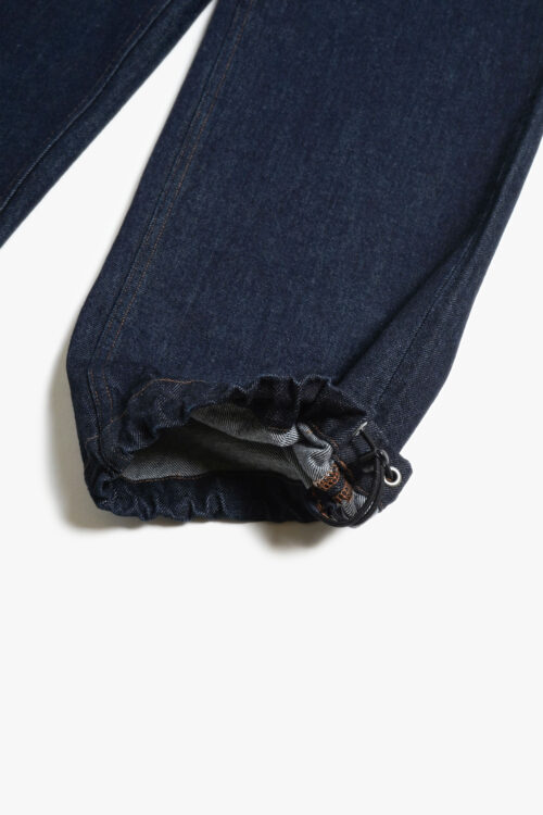 DENIM STRAIGHT PANTS DARK NAVY