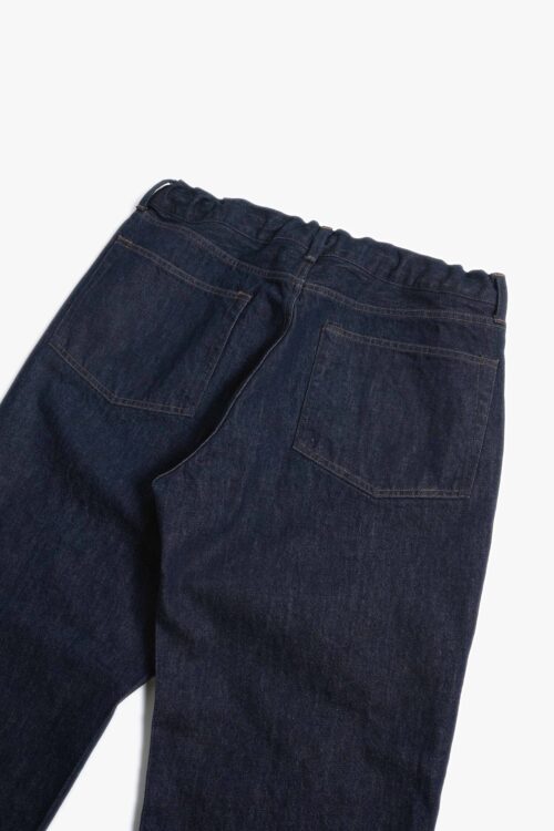 DENIM STRAIGHT PANTS DARK NAVY