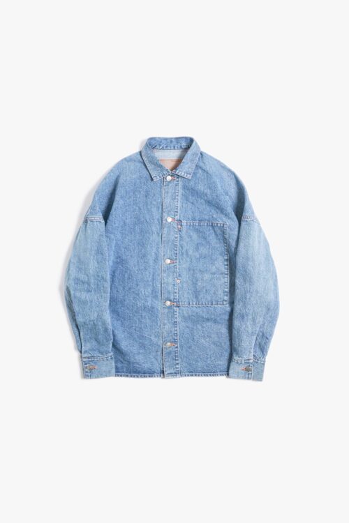 WASHI DENIM JACKET FADE BLUE