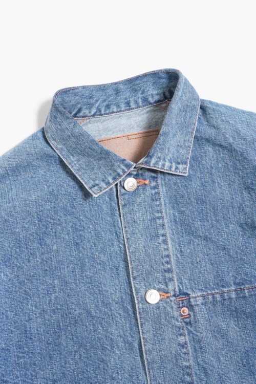 WASHI DENIM JACKET FADE BLUE