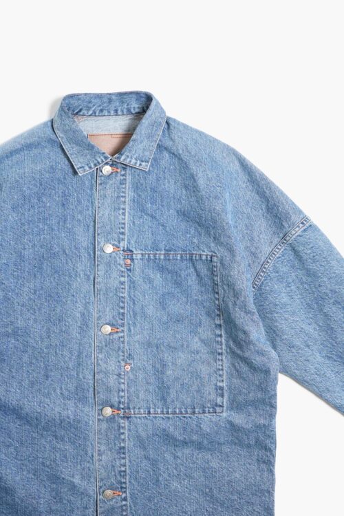 WASHI DENIM JACKET FADE BLUE