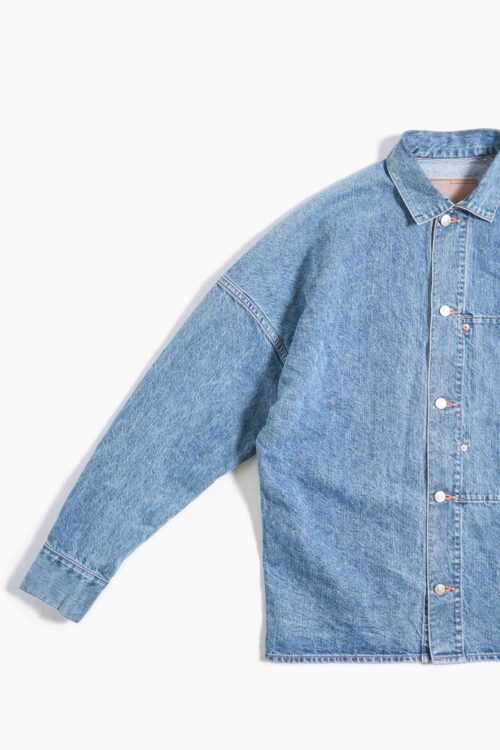 WASHI DENIM JACKET FADE BLUE