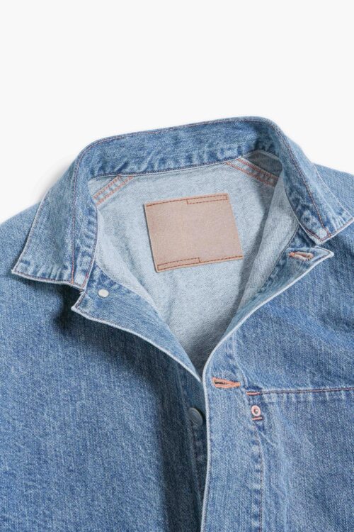 WASHI DENIM JACKET FADE BLUE