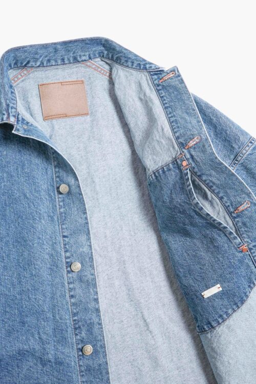 WASHI DENIM JACKET FADE BLUE