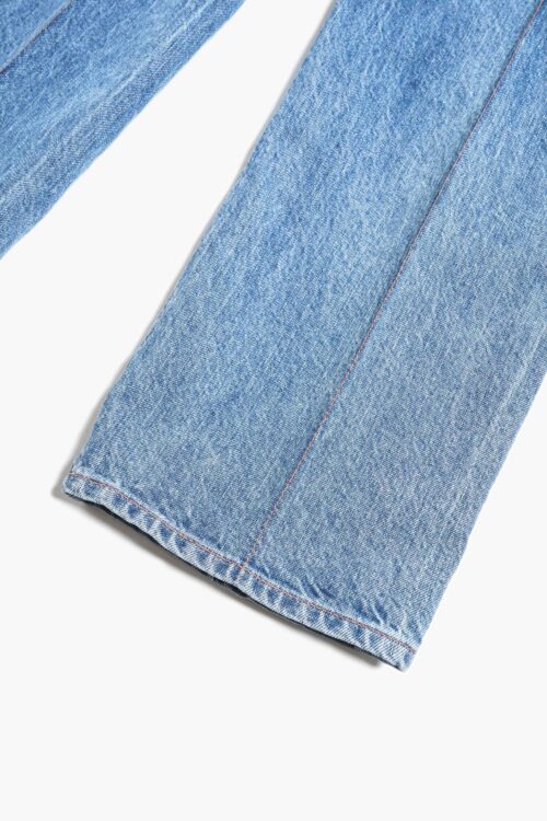 WASHI DENIM STRAIGHT PANTS FADE BLUE