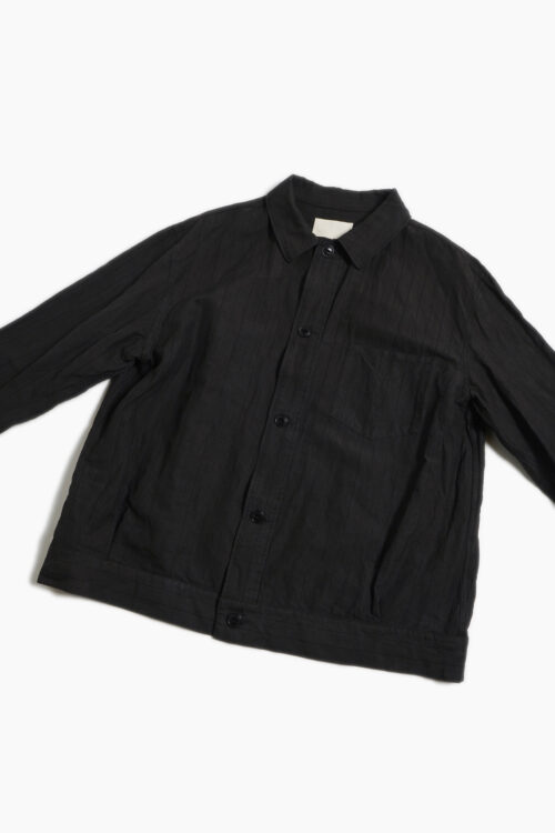 WORK BLOUSE - CLASSIC PLAIN WEAVE STRIPE -