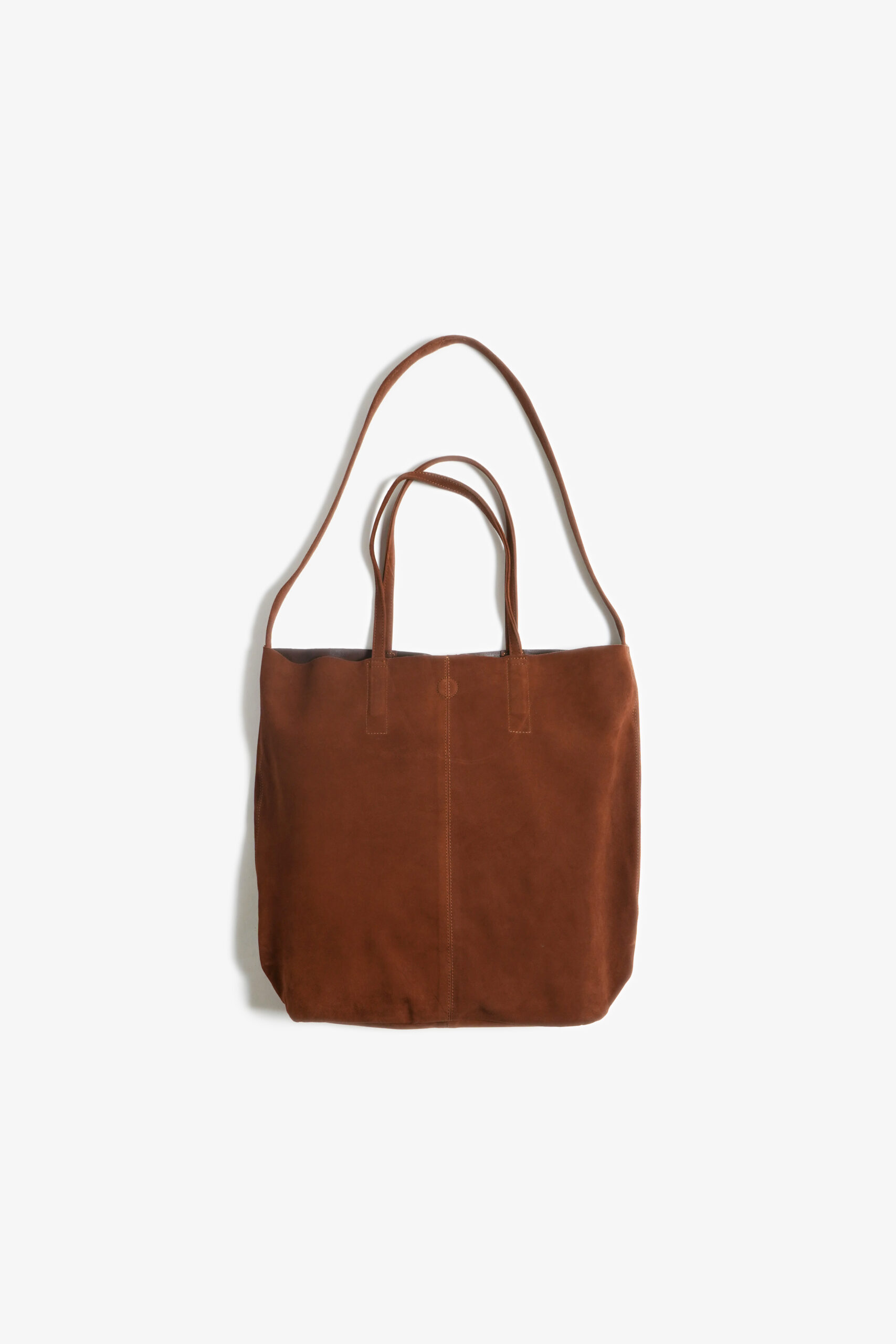3WAY LARGE TOTE OIL SUEDE BROWN