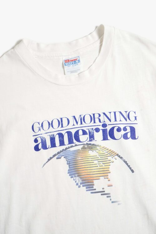 GOOD MORNING AMERICA PAINTED AND DAMAGE DETAIL MADE IN USA
