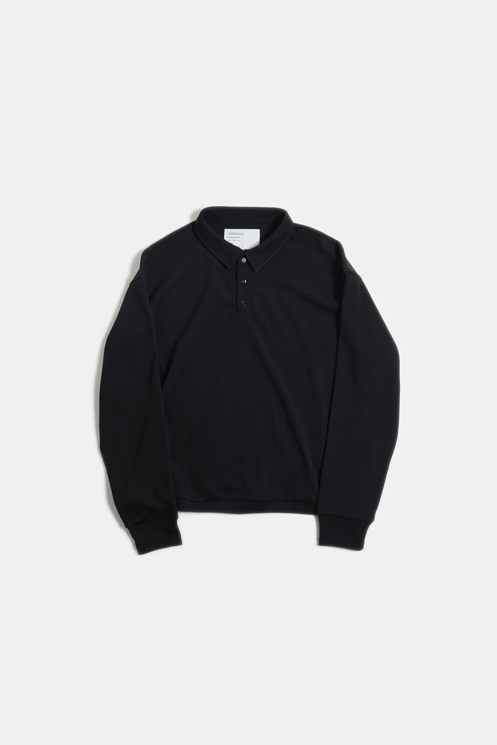 POLO L/S _167 BLACK