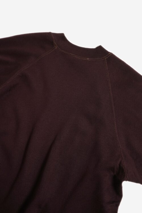 80'S V NECK S/S SWEAT BROWN 