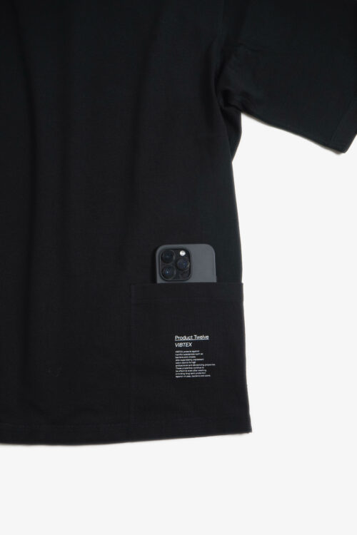 VIBTEX T-SHIRT BLACK